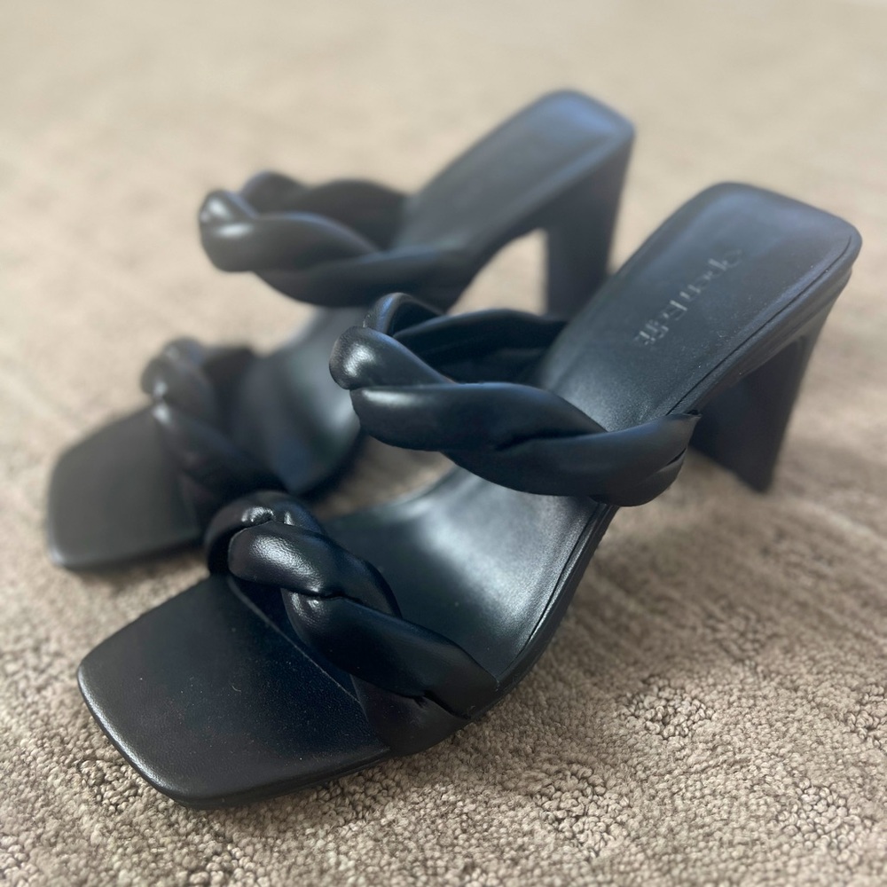 Open edit twist sandals - size 9